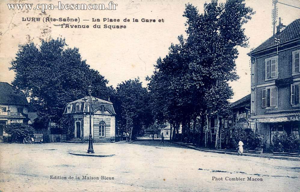 LURE (Hte-Saône) - La Place de la Gare et l Avenue du Square